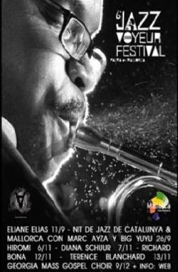 Cartel oficial de la 7ª edición del Jazz Voyeur Festival, celebrada en 2010